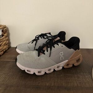 On Running Sneakers in Gray and Brown